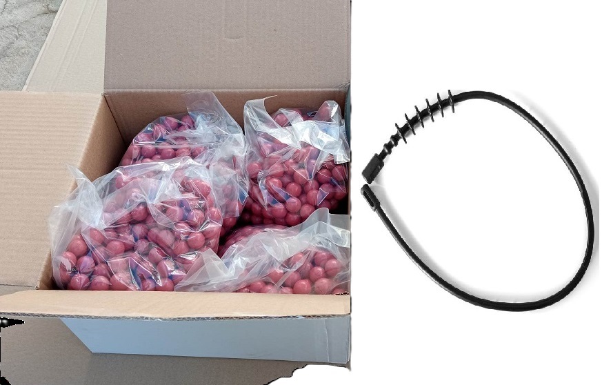 Caixa de Bolas de Campo em caixa branca Cal 0,68; 2000 unidades.+Flexible Pipe Cleaner  - *Envio grátis 3/4 dias.